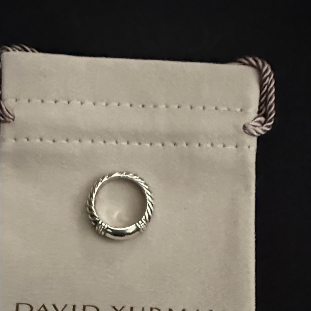 David Yurman Silver Band with Pouch size 5.5 - Picture 2 of 5